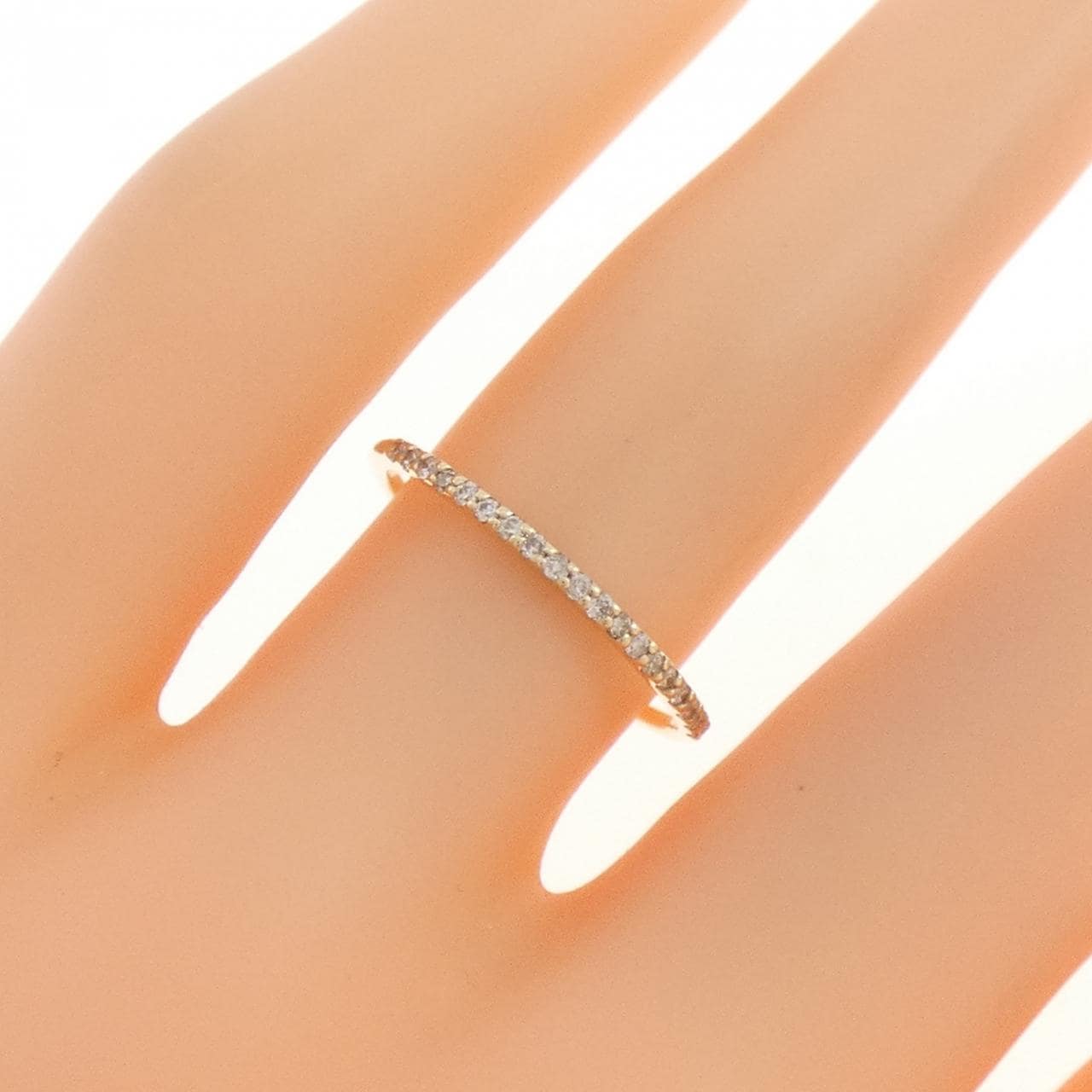 K10YG ダイヤモンド リング 0.10CT
