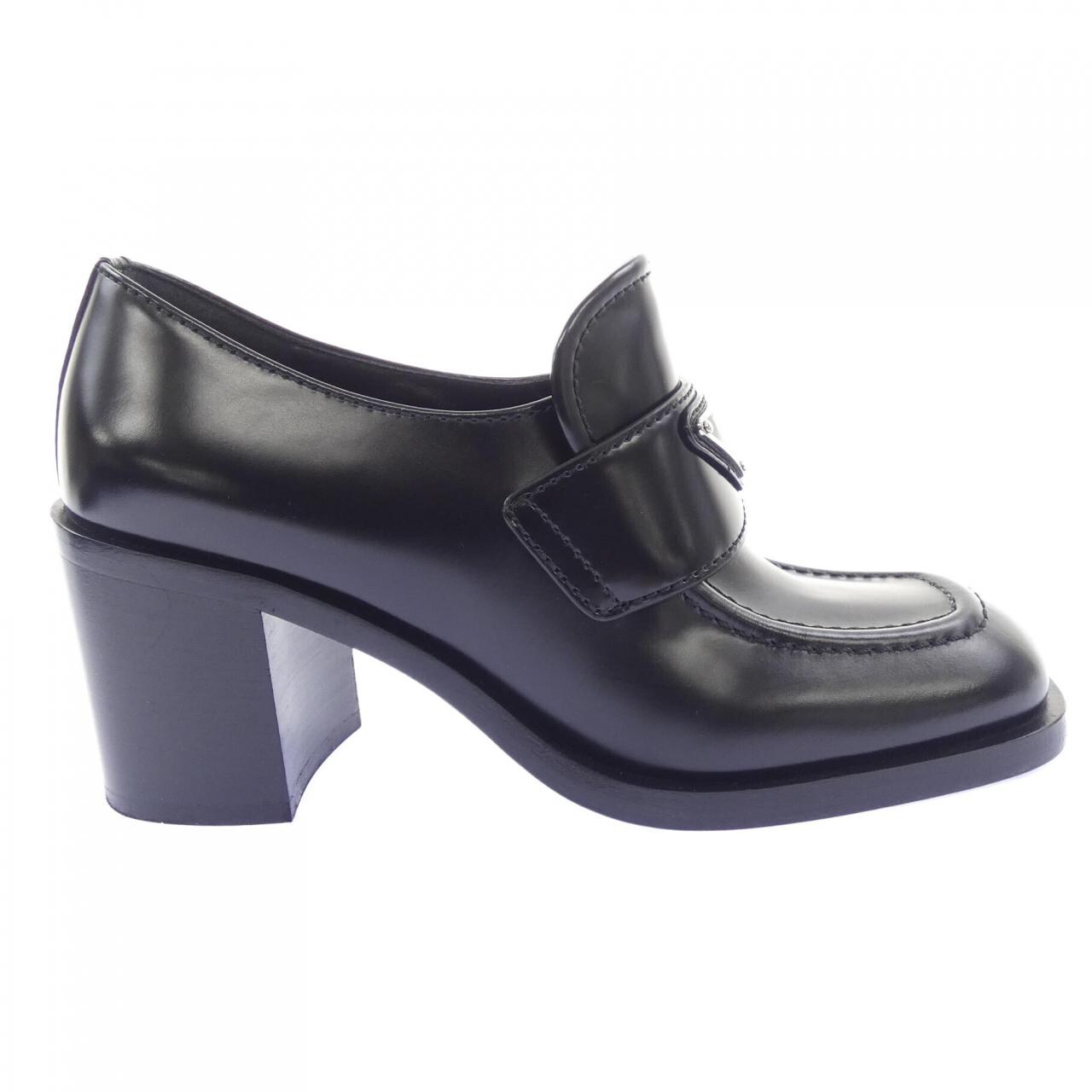プラダ PRADA トライアングルロゴ ハイヒールローファー 1D246M シューズ