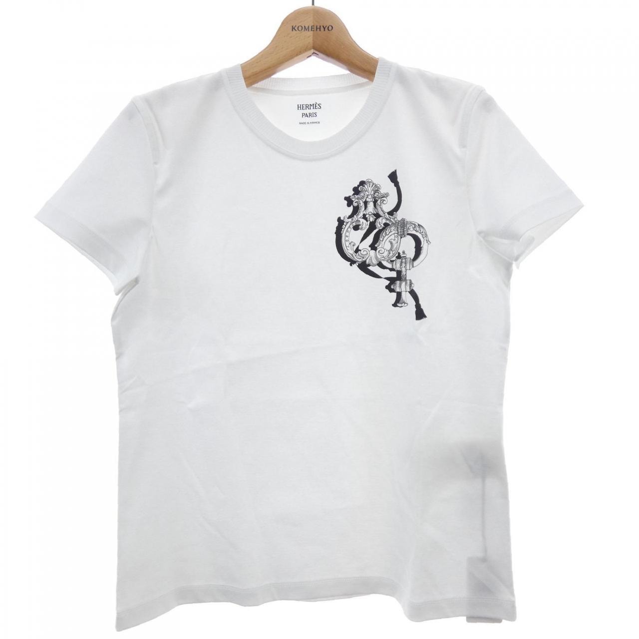エルメス HERMES カルトゥッシュ 6E4641DC Tシャツ