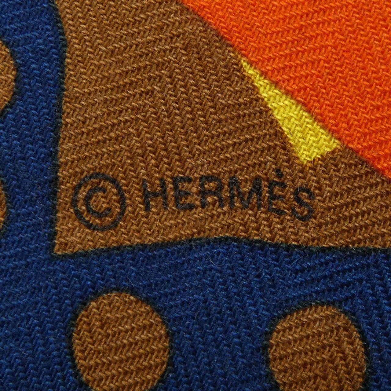 エルメス HERMES MONTURA DE GAUCHO H244185S カレジェアン140 ショール