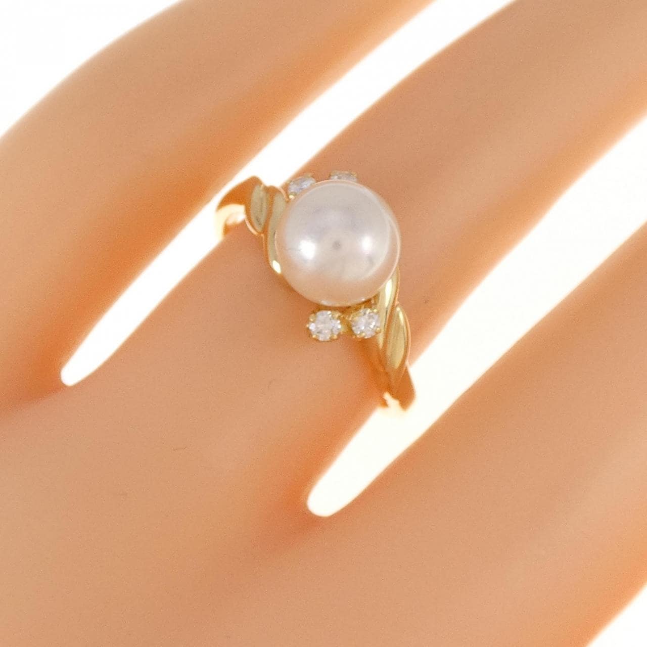 MIKIMOTO Akoya pearl ring 7.4mm