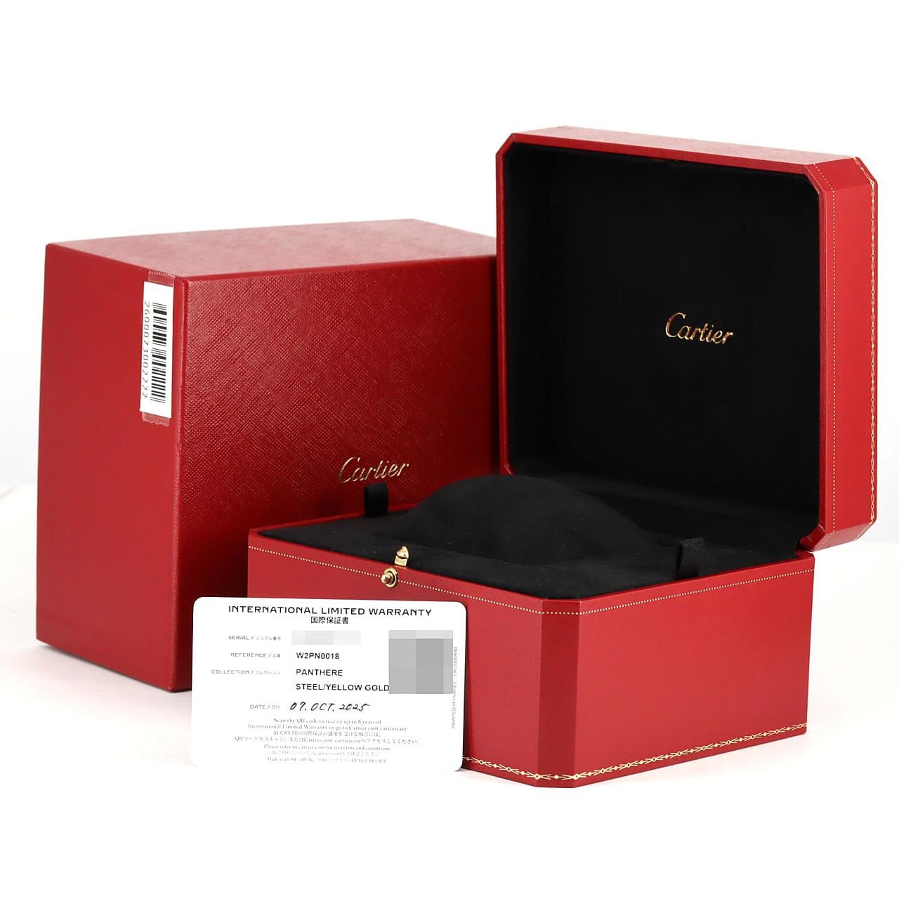 Cartier Panthère de Cartier SM 双色 W2PN0018 不锈钢和黄金石英