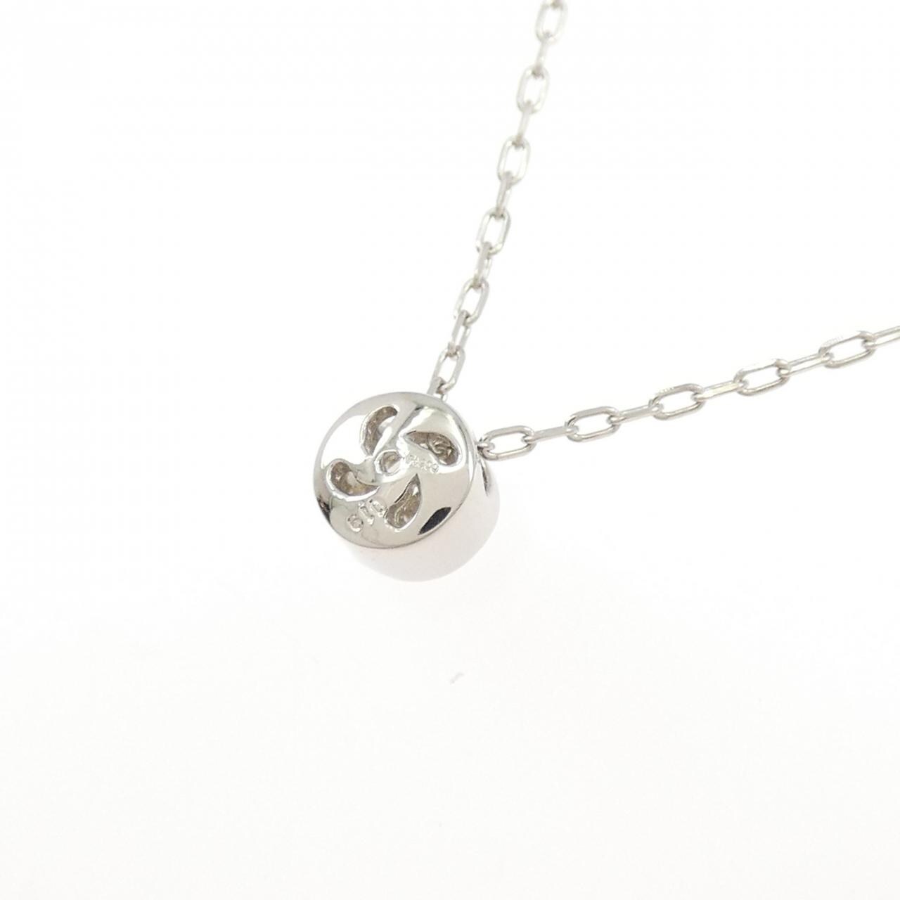 PT900/PT850 ソリティア ダイヤモンド ネックレス 0.19CT