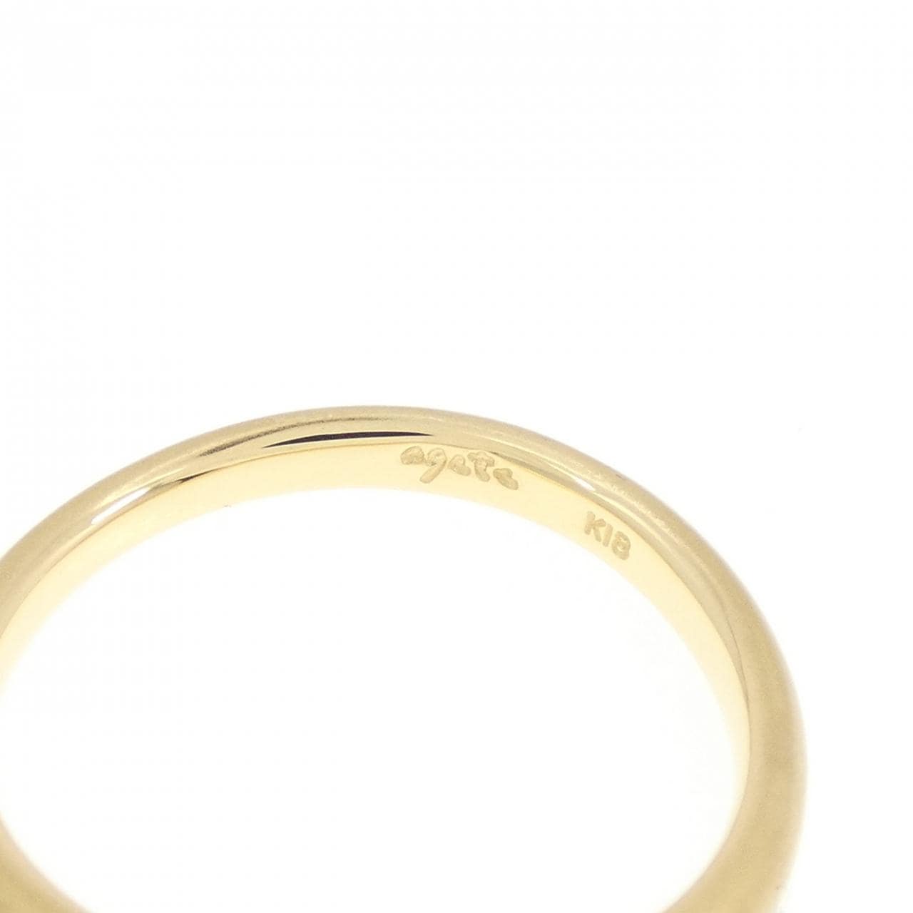 Agete K18YG Ring