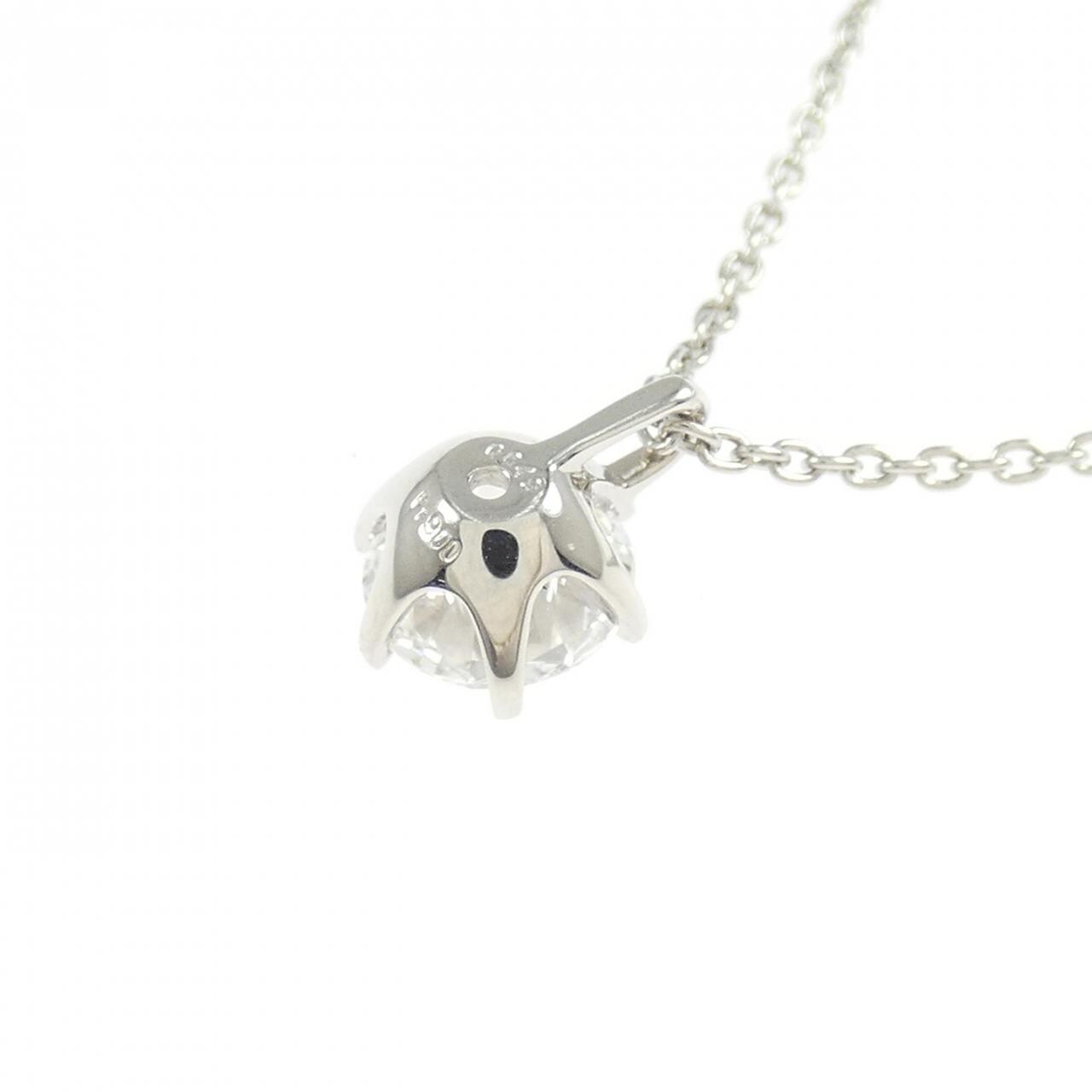 【リメイク】PT900/PT850 ダイヤモンド ネックレス 0.649CT D VS1 EXT H&C