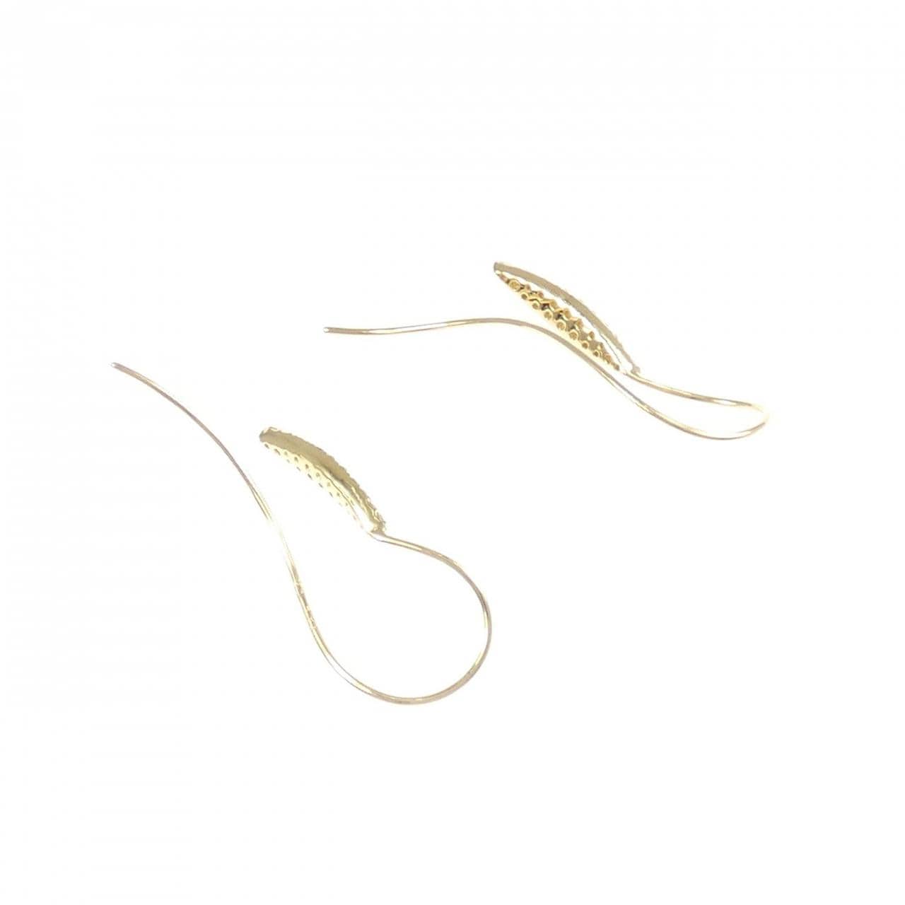 K18YG ダイヤモンド ピアス 0.26CT