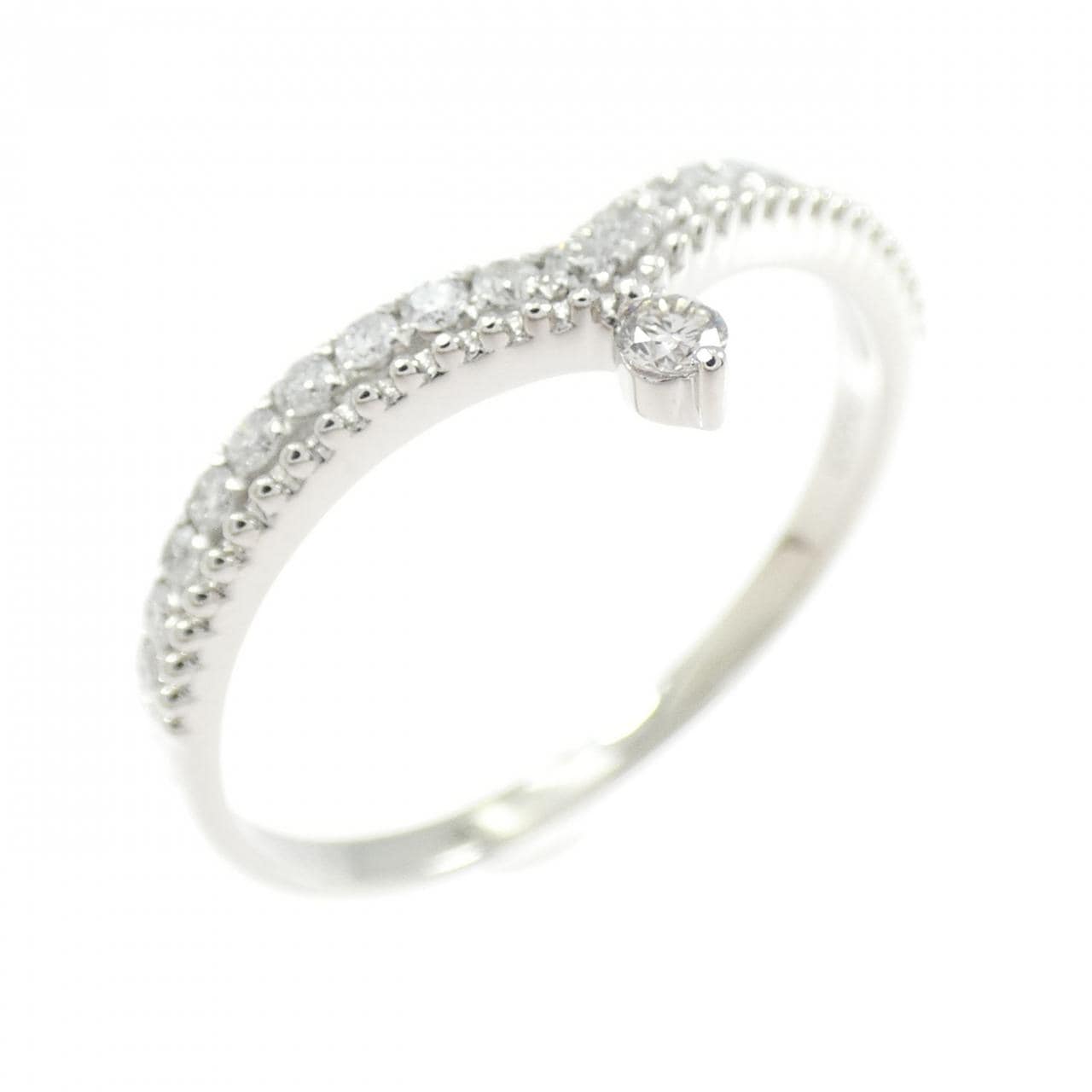 PT950 ダイヤモンド リング 0.033CT