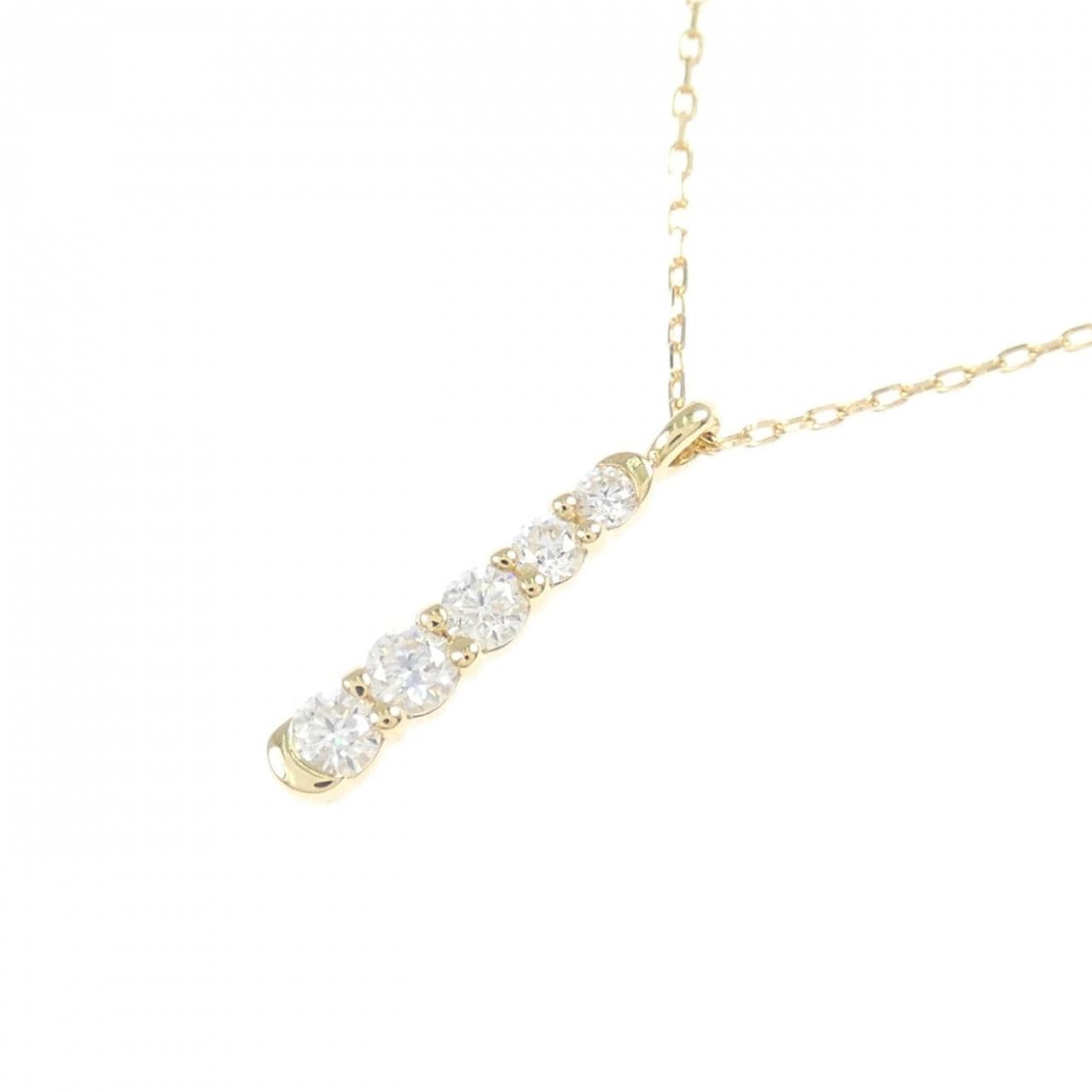 4゜C 合成モアサナイト ネックレス