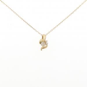 K18YG ダイヤモンド ネックレス 0.09CT