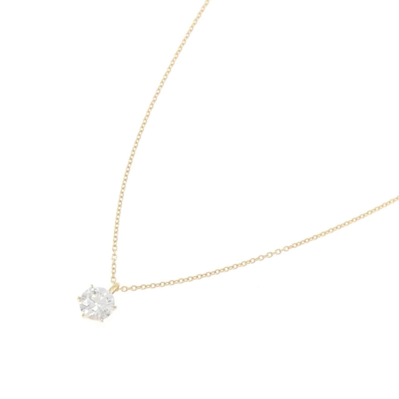 【リメイク】K18YG ダイヤモンド ネックレス 0.506CT H SI2 Good
