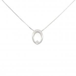 K18WG ダイヤモンド ネックレス 0.10CT