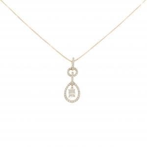 K18PG ダイヤモンド ネックレス 0.226CT
