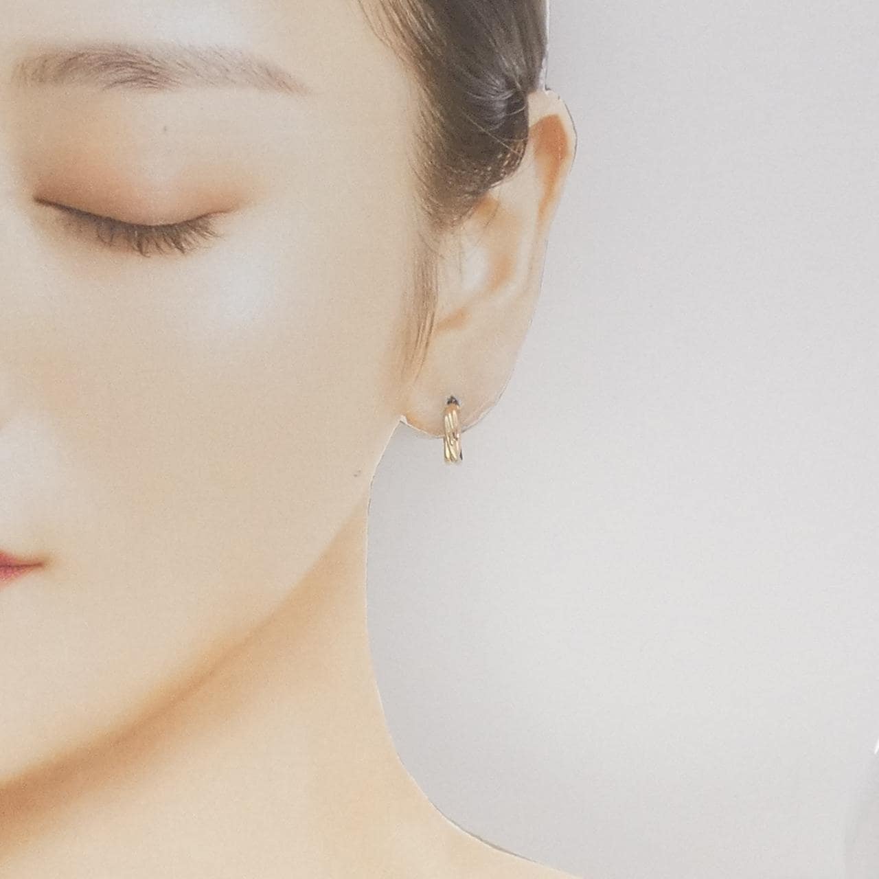 K18YG/K18WG ピアス