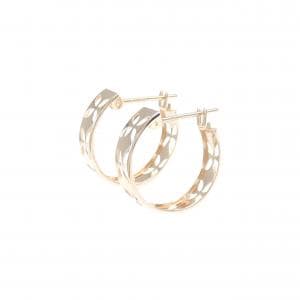 K18PG/K10PG フープ ピアス