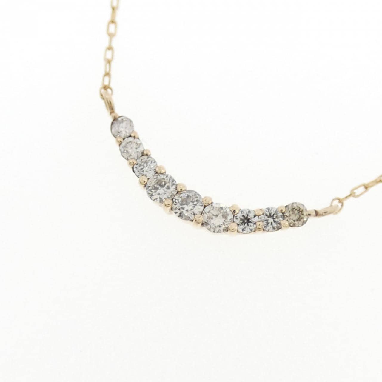 K10YG ダイヤモンド ネックレス 0.10CT