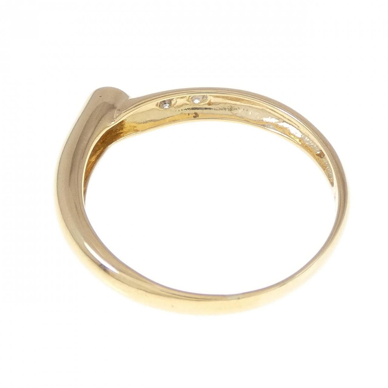 K18YG ダイヤモンド リング 0.06CT