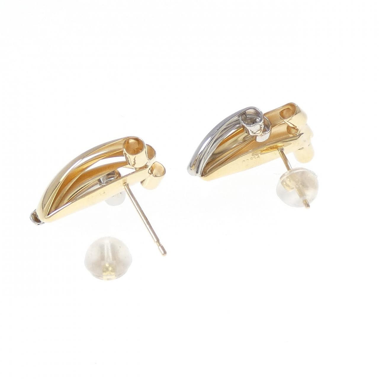 K18YG/PT900 ピアス