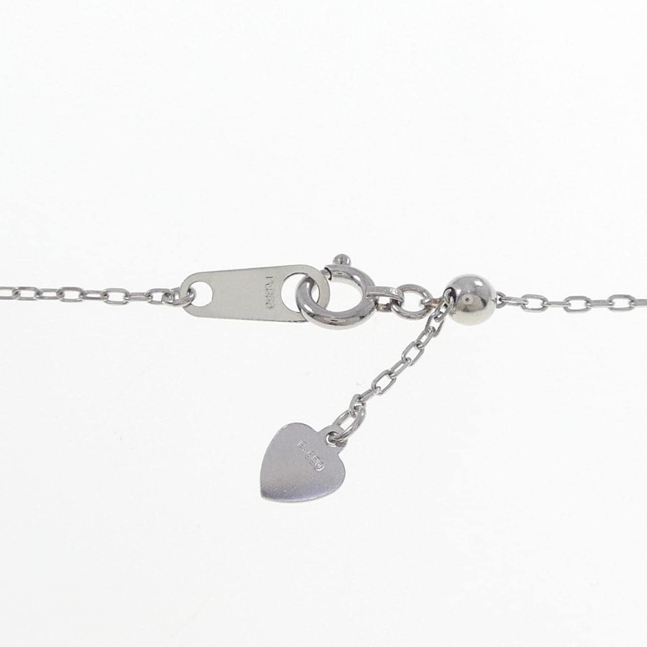 PT900/PT850 スリーストーン ダイヤモンド ネックレス 0.50CT