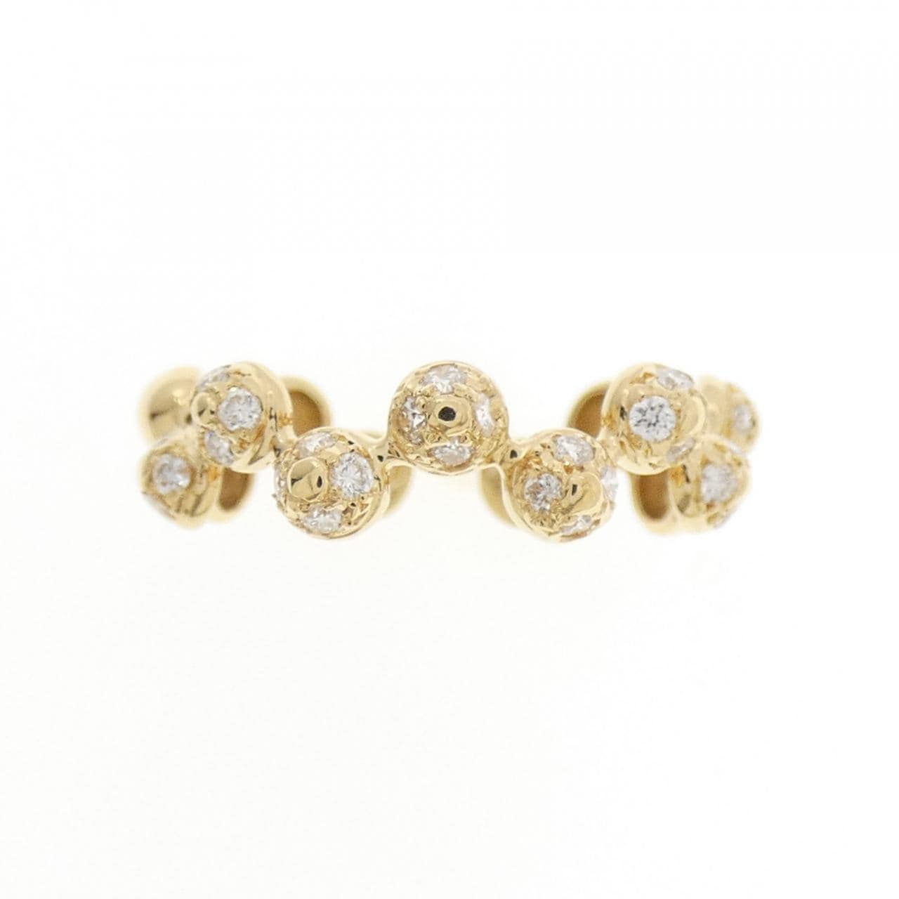 K18YG ダイヤモンド リング 0.32CT