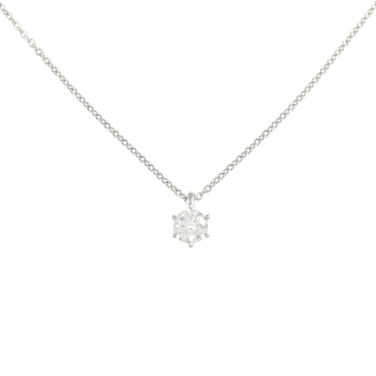【リメイク】PT900/PT850 ダイヤモンド ネックレス 0.213CT D VVS1 3EXT H&C
