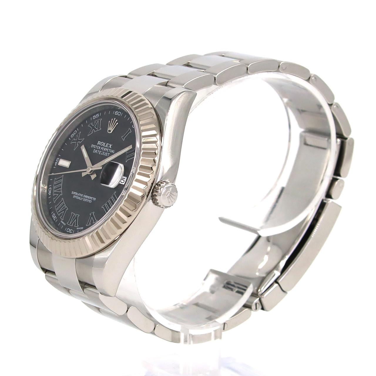 ロレックス デイトジャストⅡ 116334 SSxWG 自動巻 ランダム番