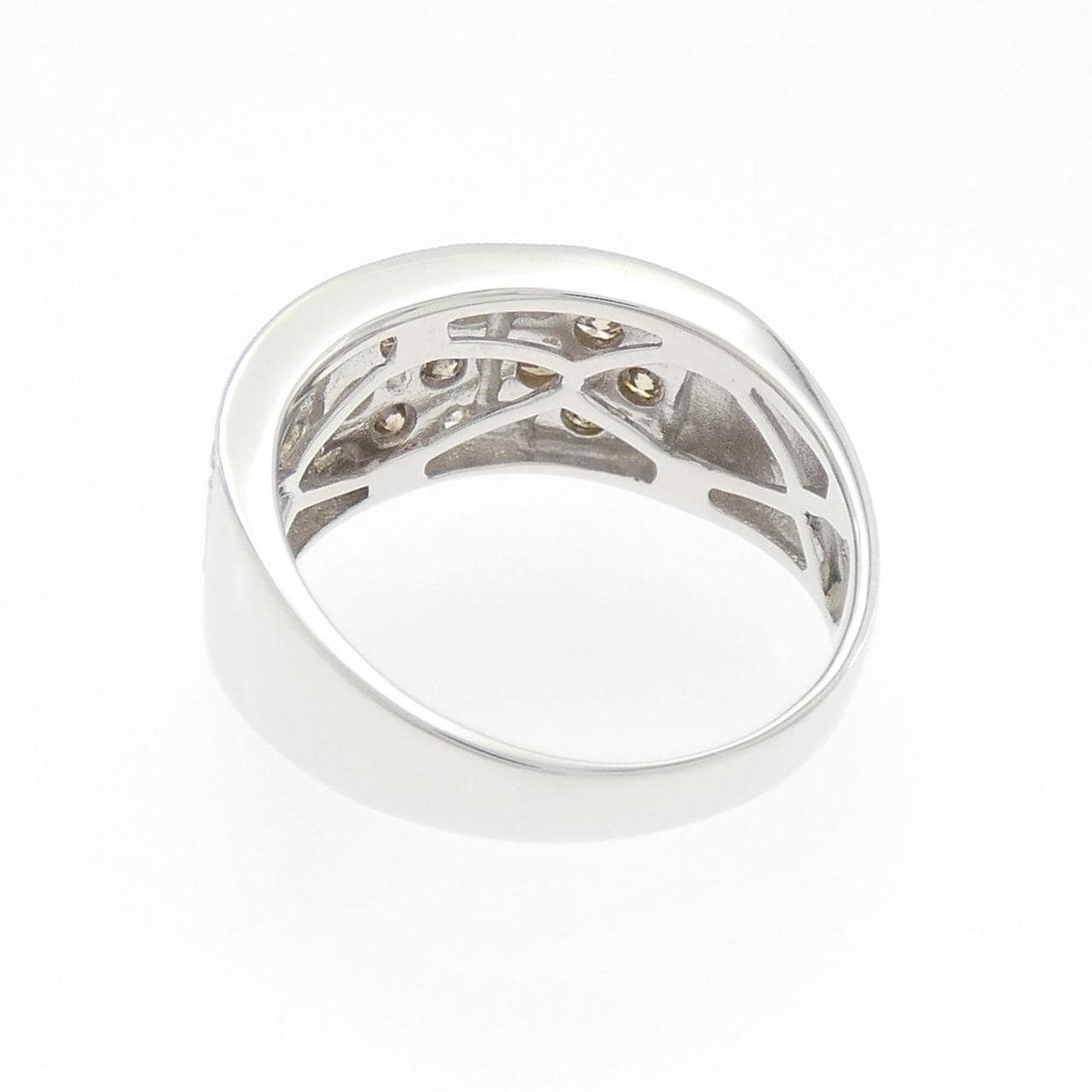 K18WG ダイヤモンド リング 1.00CT