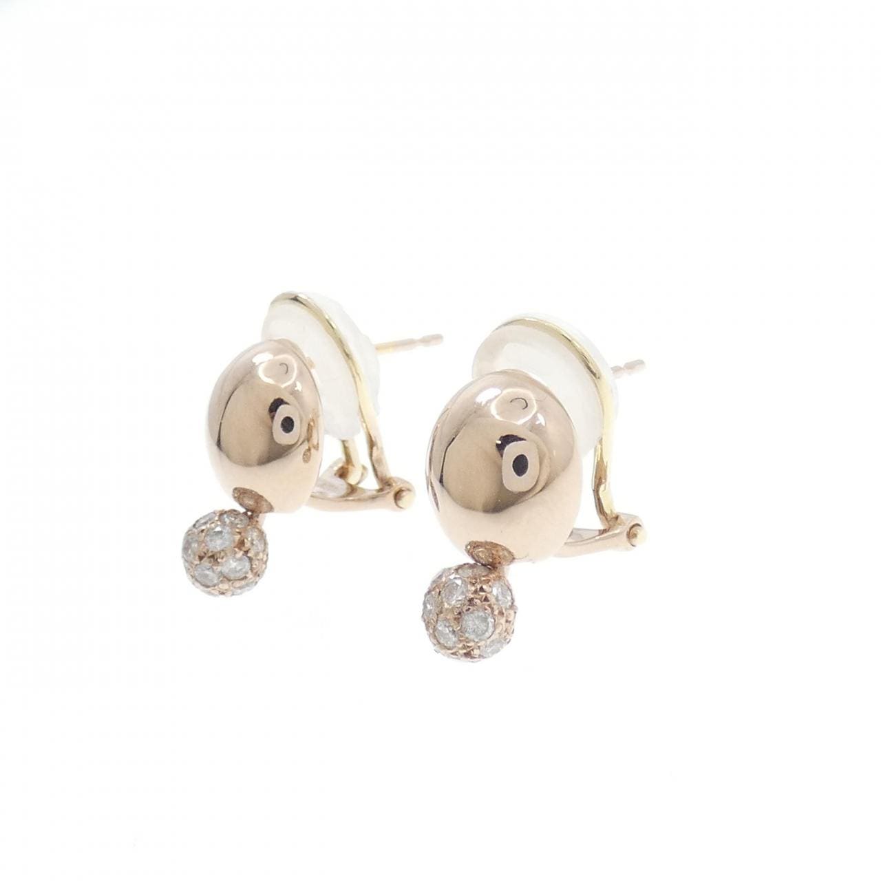 K18PG ダイヤモンド ピアス 0.4CT