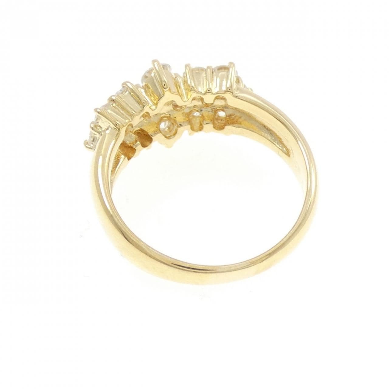 K18YG ダイヤモンド リング 1.10CT