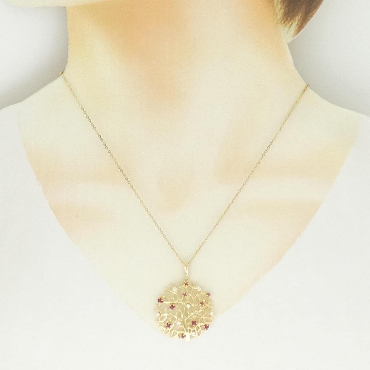 ミキモト ルビー ネックレス 0.60CT