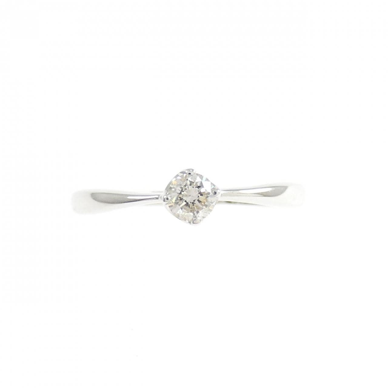 K18WG ダイヤモンド リング 0.11CT