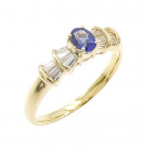 K18YG サファイヤ リング