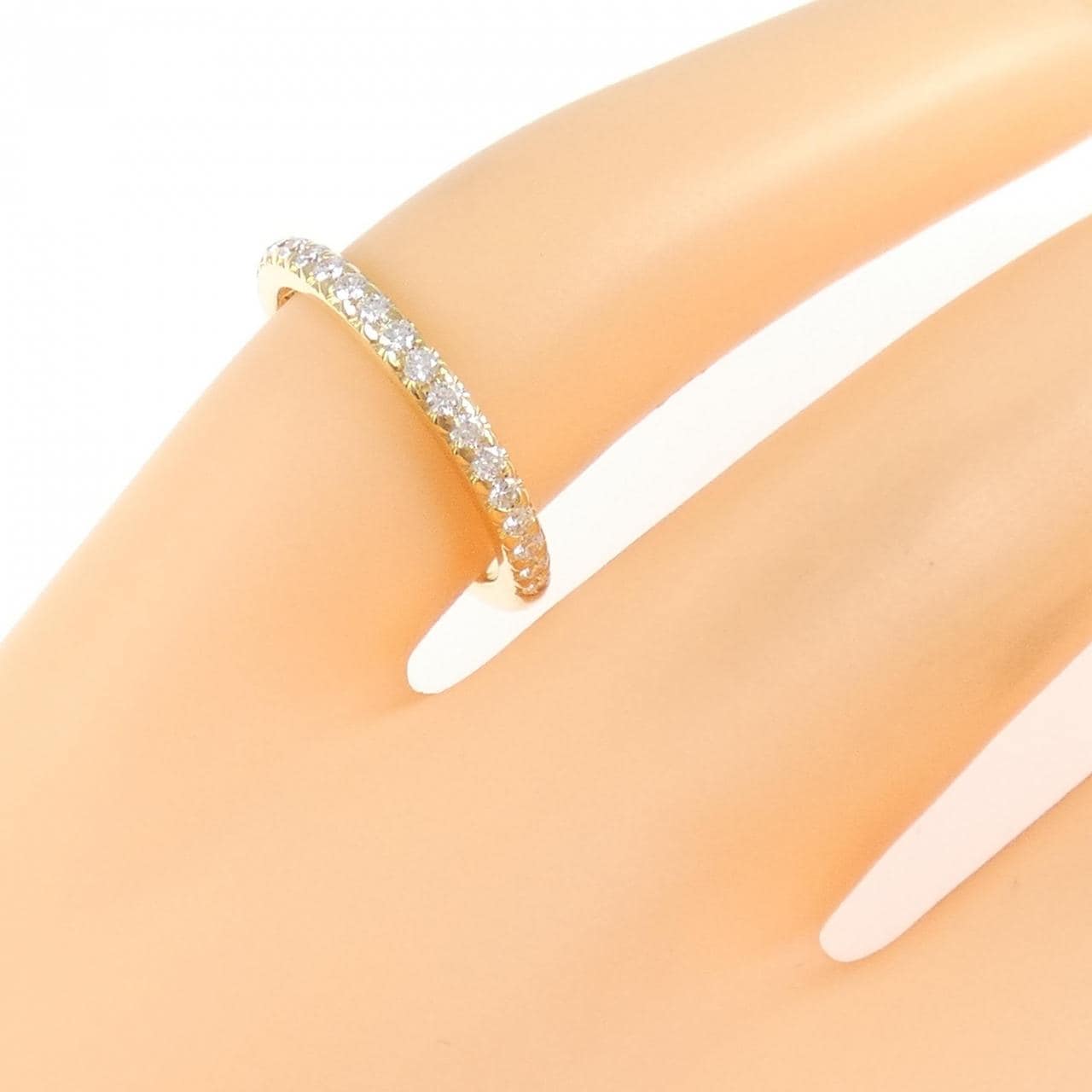 ティファニー ソレスト ハーフサークル リング