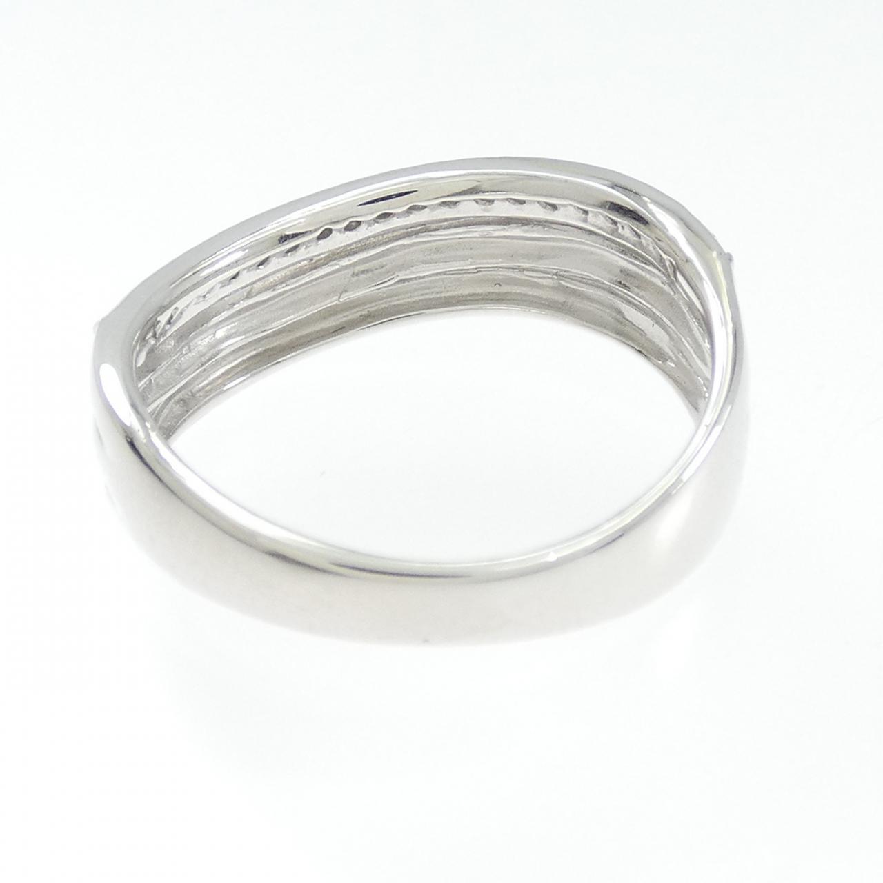 K18WG ダイヤモンド リング 0.10CT