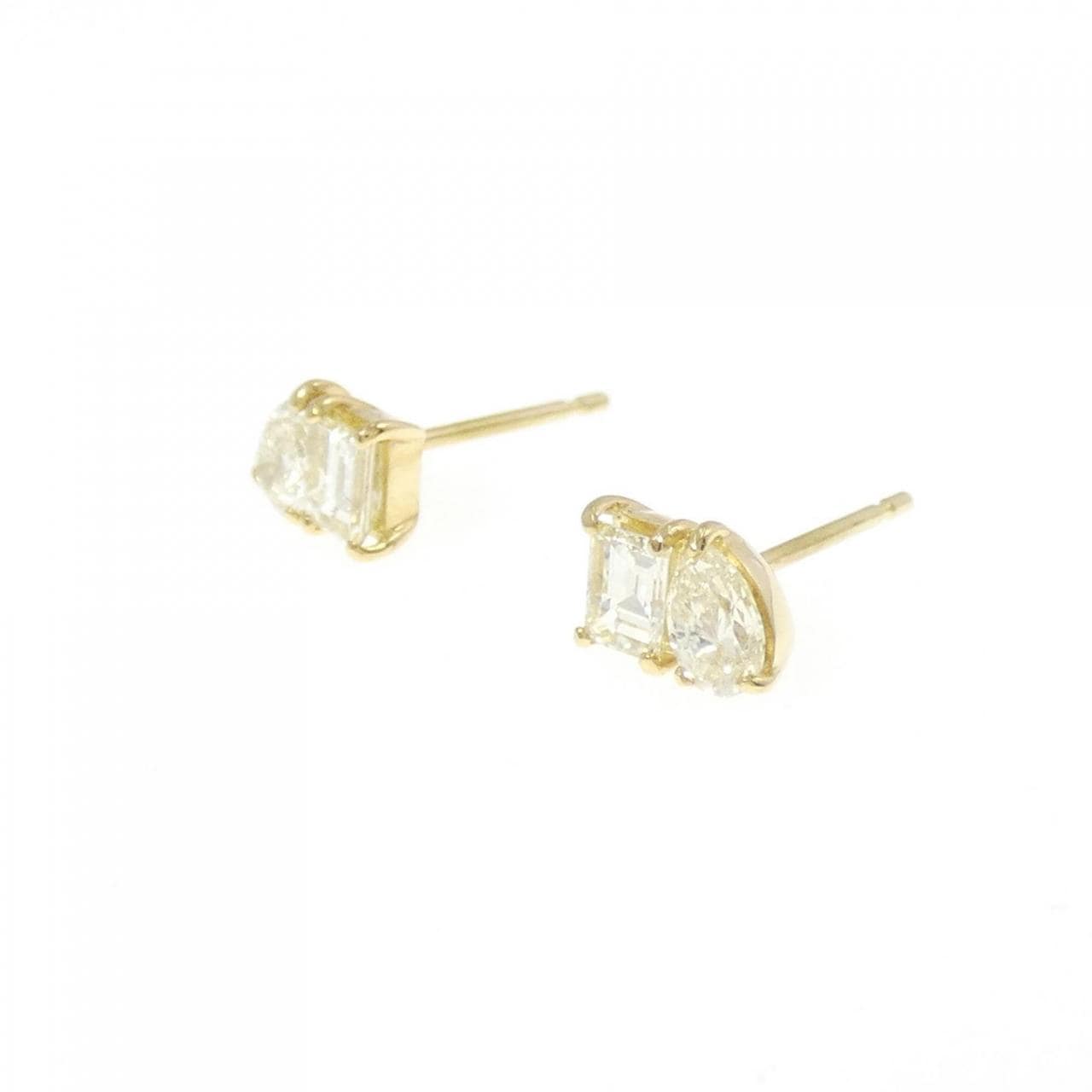 [新品] K18YG钻石耳环 0.60CT