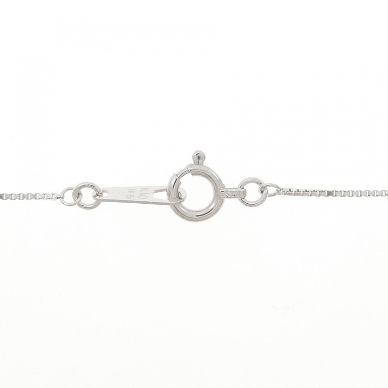 K10WG ダイヤモンド ネックレス 0.28CT