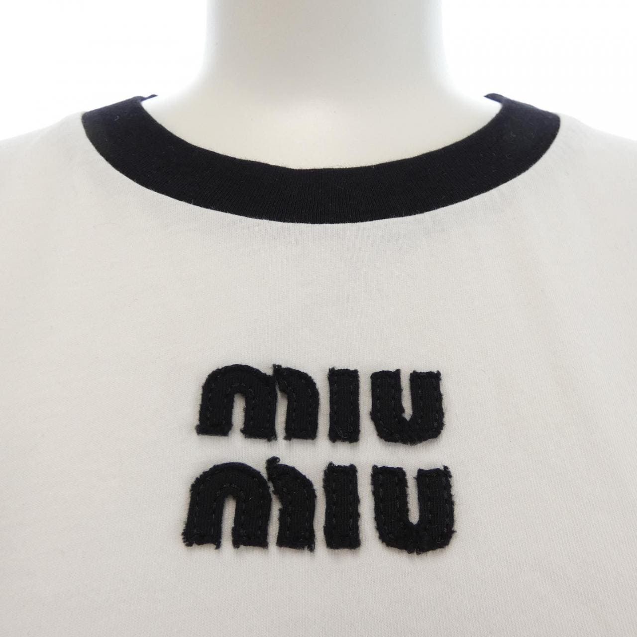 ミュウミュウ MIU MIU MIU MIU ロゴ MJN522 SOOO 14EL Tシャツ