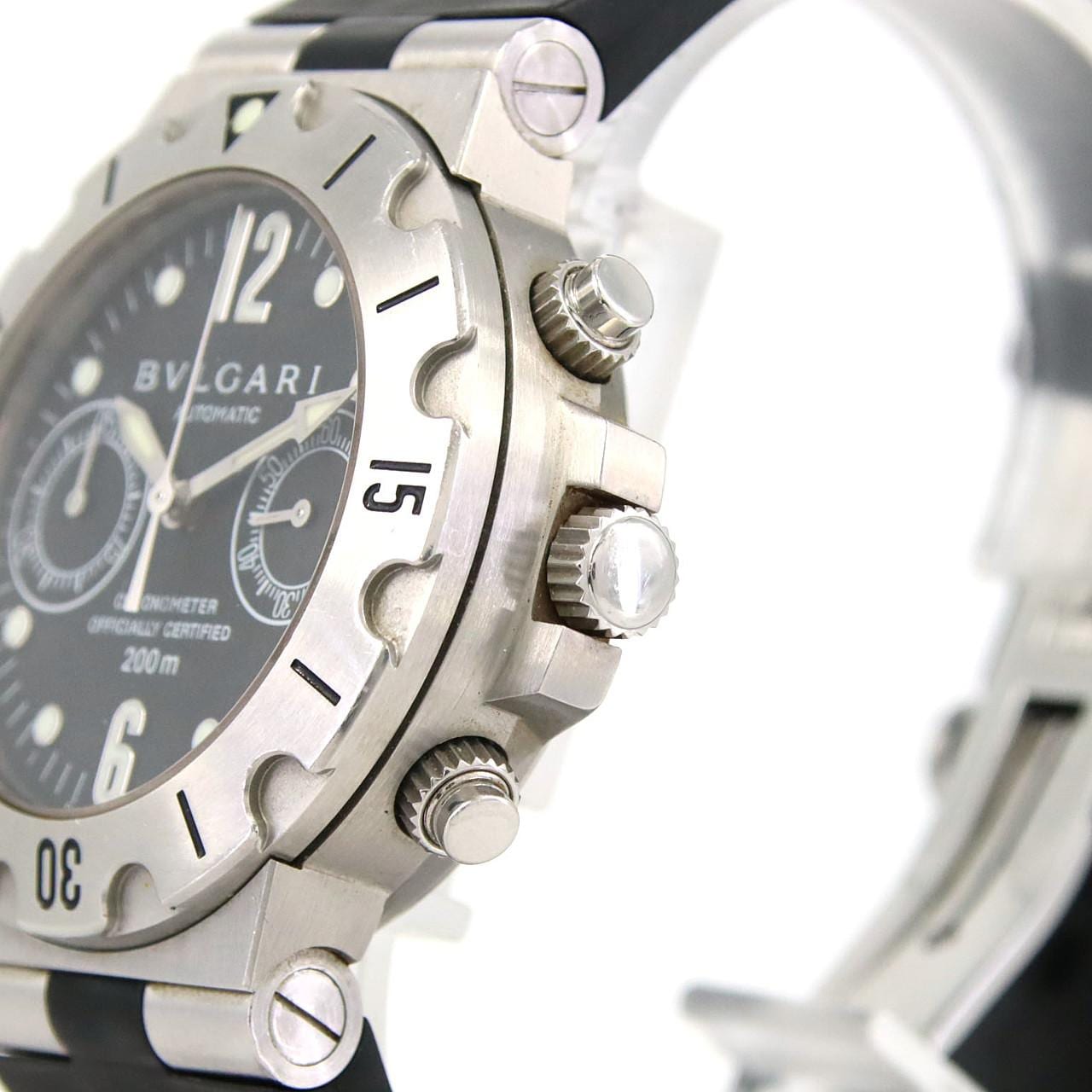 【ノーメンテナンス還元価格】ブルガリ スクーバクロノ SCB38S/SCB38SV/AT SS 自動巻