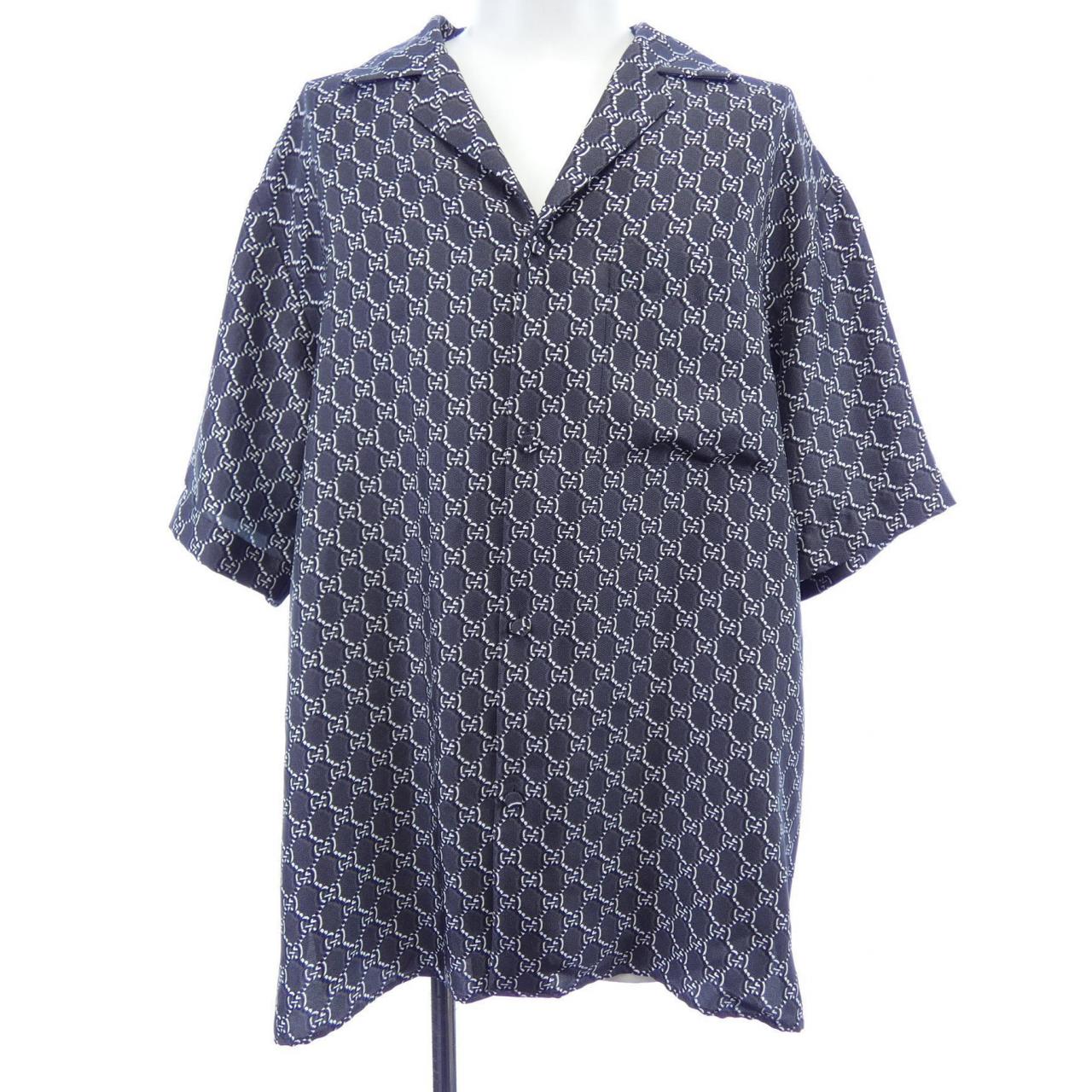 グッチ GUCCI GGシャドウ シルクシャツ 794907 ZAQ9H S／Sシャツ