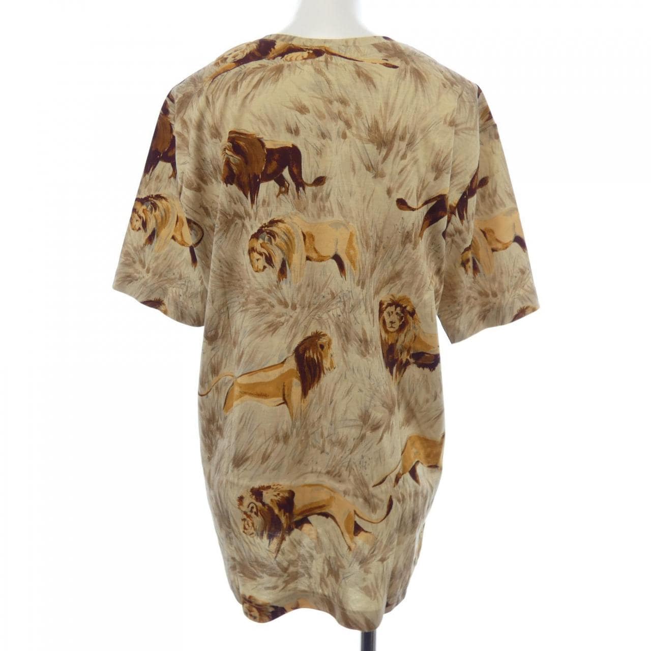 【ヴィンテージ】エルメス HERMES LIONS DANS LA SAVANE Tシャツ
