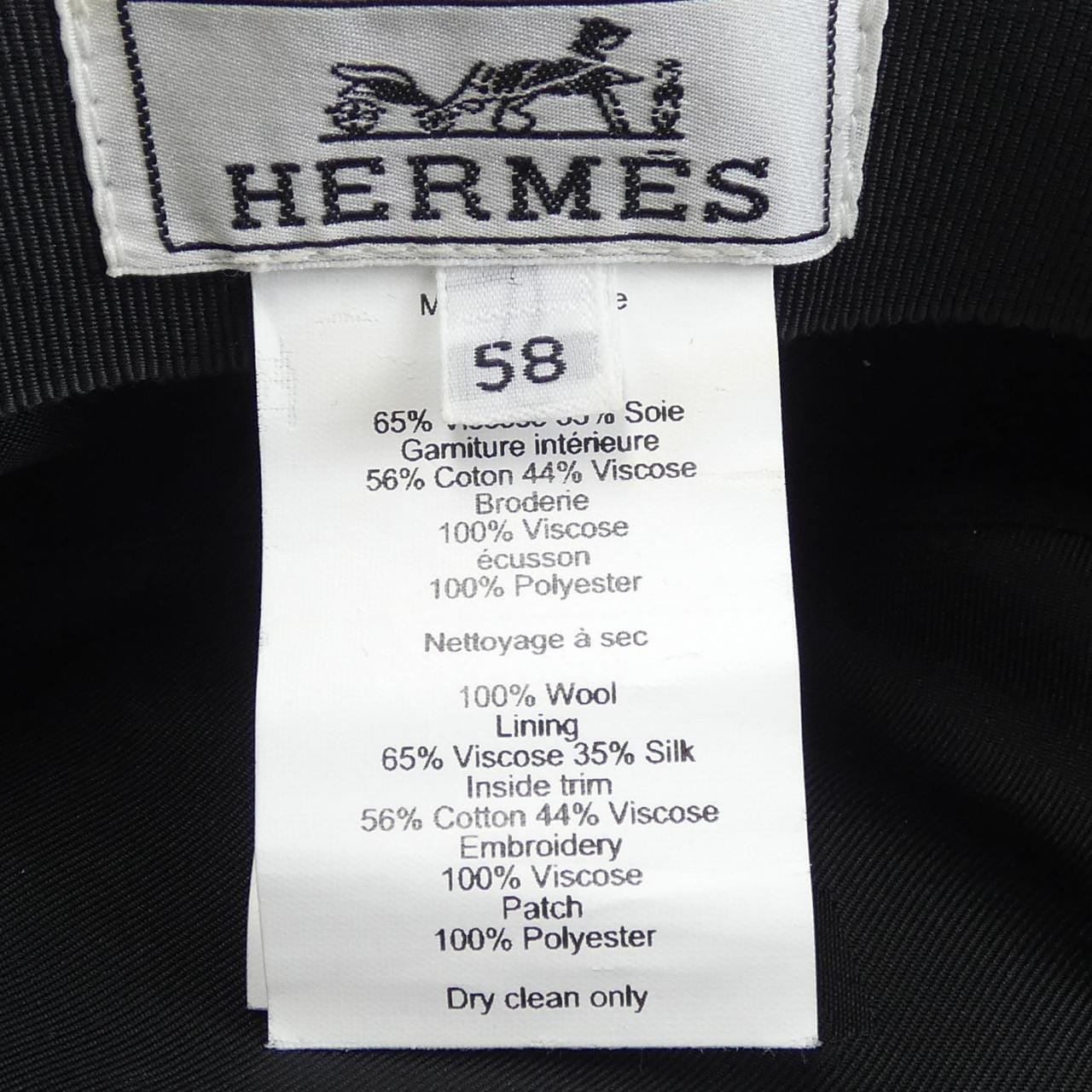 エルメス HERMES キャップ
