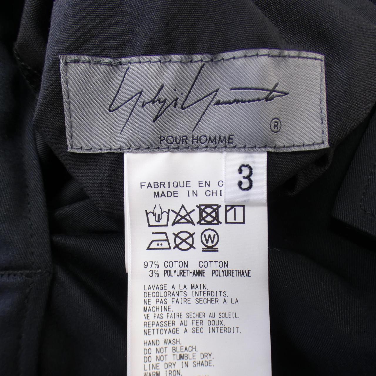 洋山本YOHJI YAMAMOTO长裤