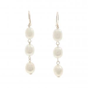 K10YG freshwater pearl earrings