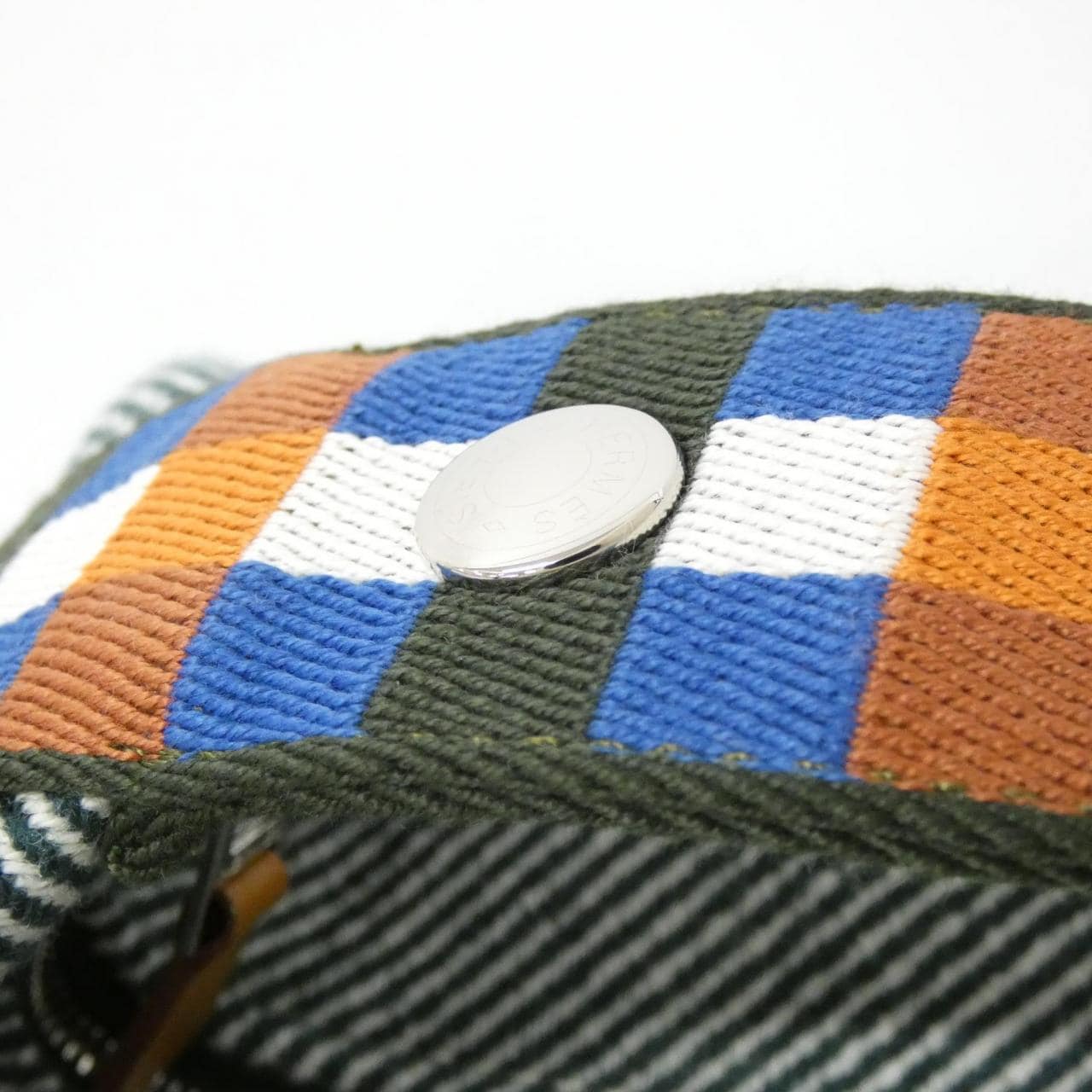 HERMES AU CARRE BRIDE A BLACK PM 103802M Pouch