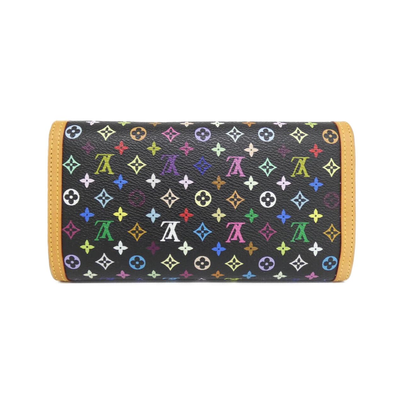 ルイヴィトン マルチカラー ポルト トレゾール インターナショナル M92658 財布