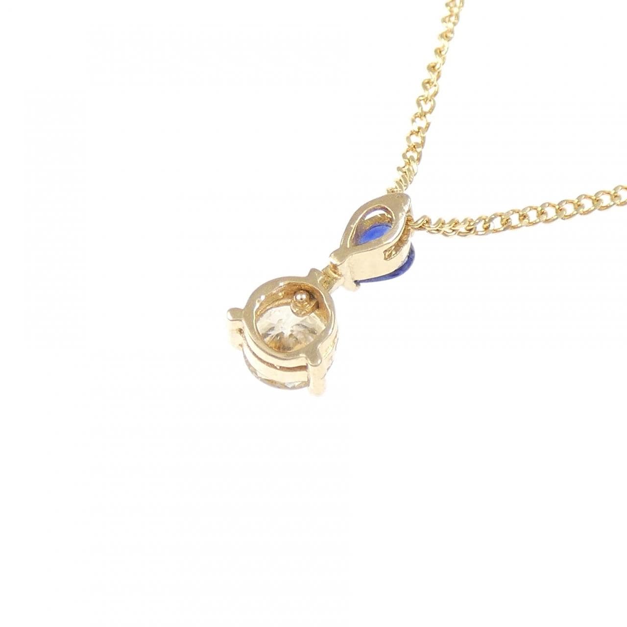 K18YG サファイヤ ネックレス 0.31CT