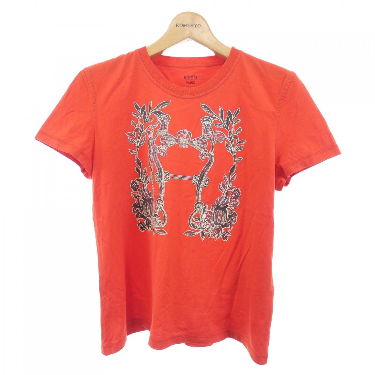 エルメス HERMES DELLA CAVALLERIA 4E4629DA カルトゥッシュ Tシャツ