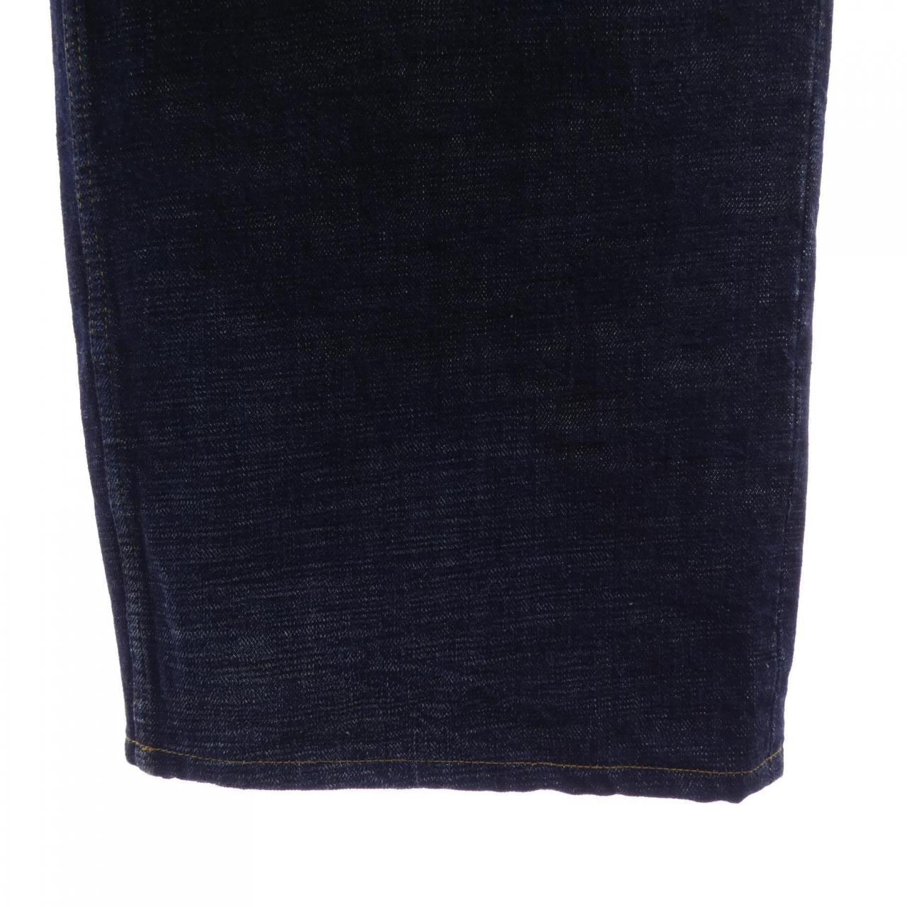 LOUIS VUITTON Vuitton Wide Leg Denim Pants HTD72WWAK Jeans