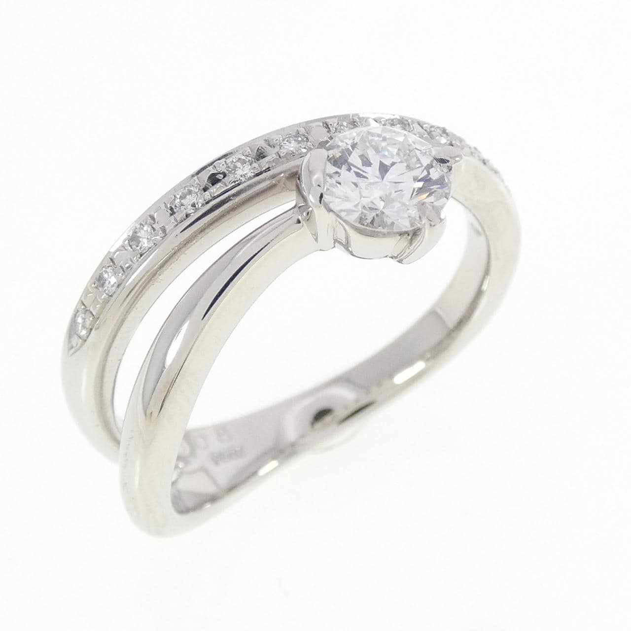 PT900 ダイヤモンド リング 0.396CT D VVS1 VG