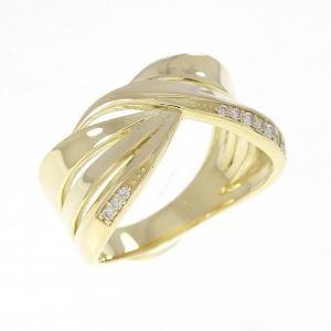 K18YG ダイヤモンド リング 0.11CT