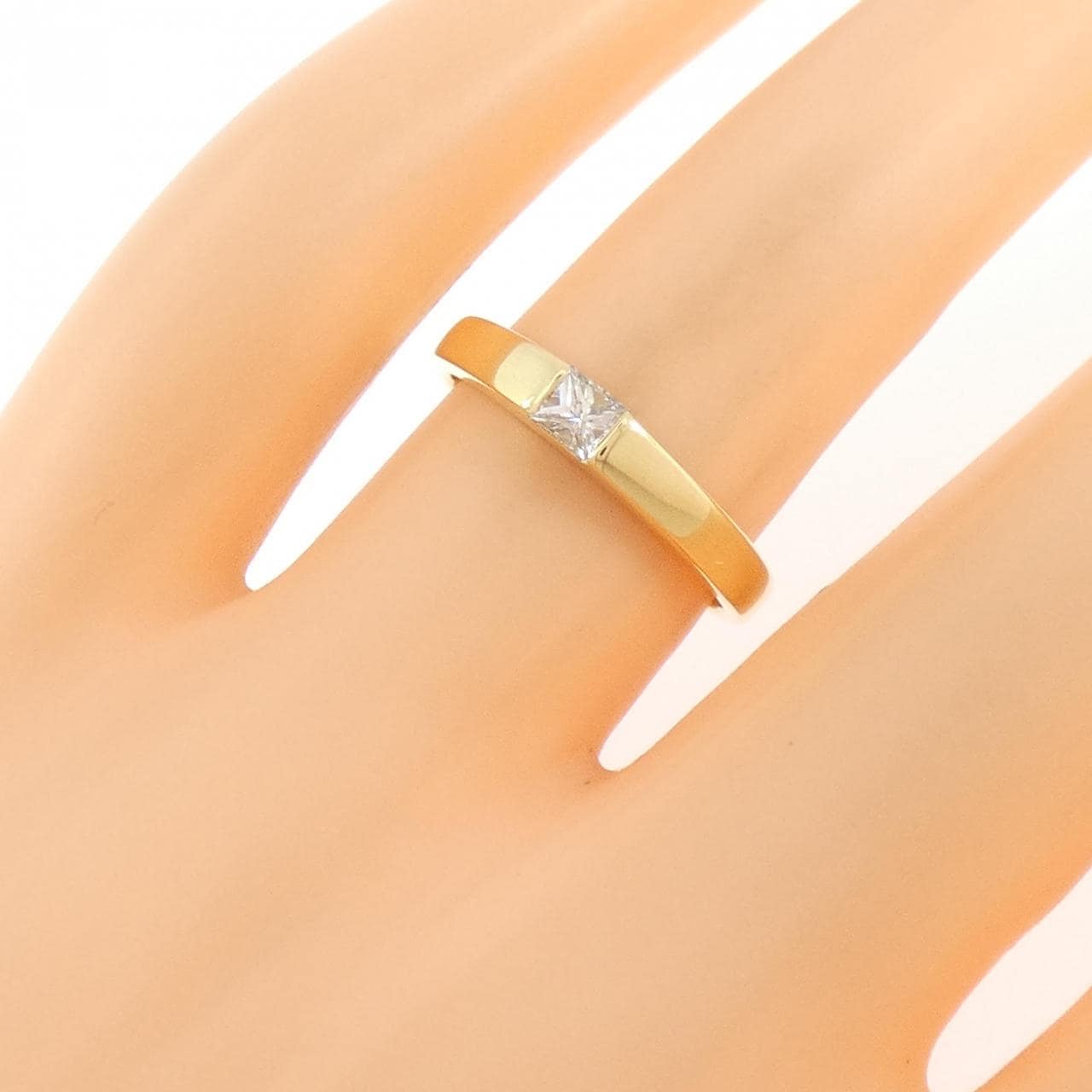 K18YG ダイヤモンド リング 0.16CT